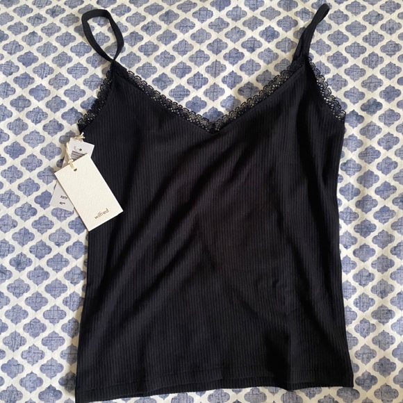 Wilfred Pixie Tank- Lace Trim Camisole - Picture 2 of 5